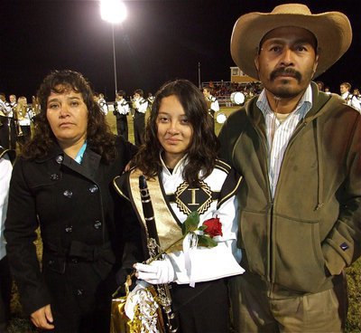 Image: Maria Luna — A senior, Maria has played clarinet in the Gladiator Regiment Band for 6 years and will miss going to band competitions and playing at the Friday night football games.