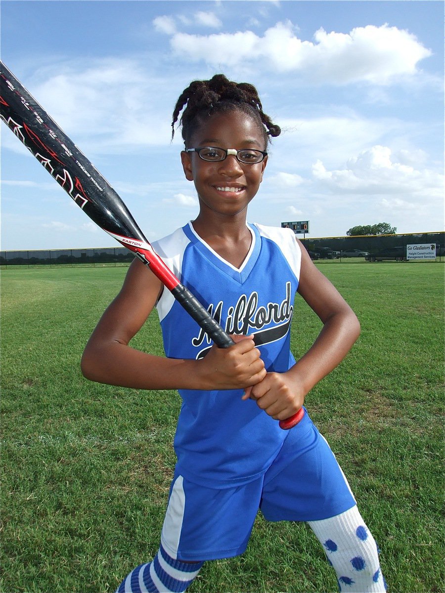 Image: Jace McIntyre — Jace is ready to use her bat to sting the Scorpions.