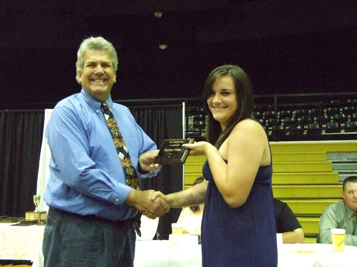 Image: Pretty powerlifting — Kaytlyn Bales achieved her personal best this year and also 3rd at State.