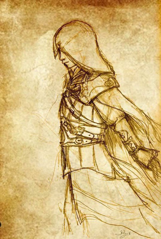 Image: The New Assassin — The New Assassin
    Fan Art / Traditional Art / Drawings / Games
    ©2009-2010 ~Flutterby727