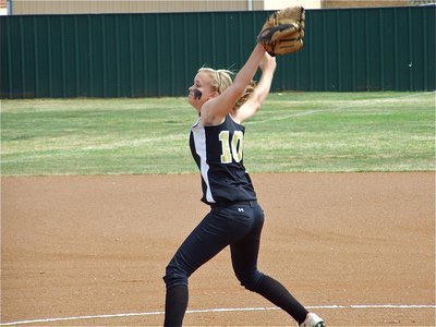 Image: Westbrook  — Lady Gladiator pitcher Courtney Westbrook, a senior, was on target Saturday collecting six more strikeouts against Meridian to help Italy win 2-0 in game two.