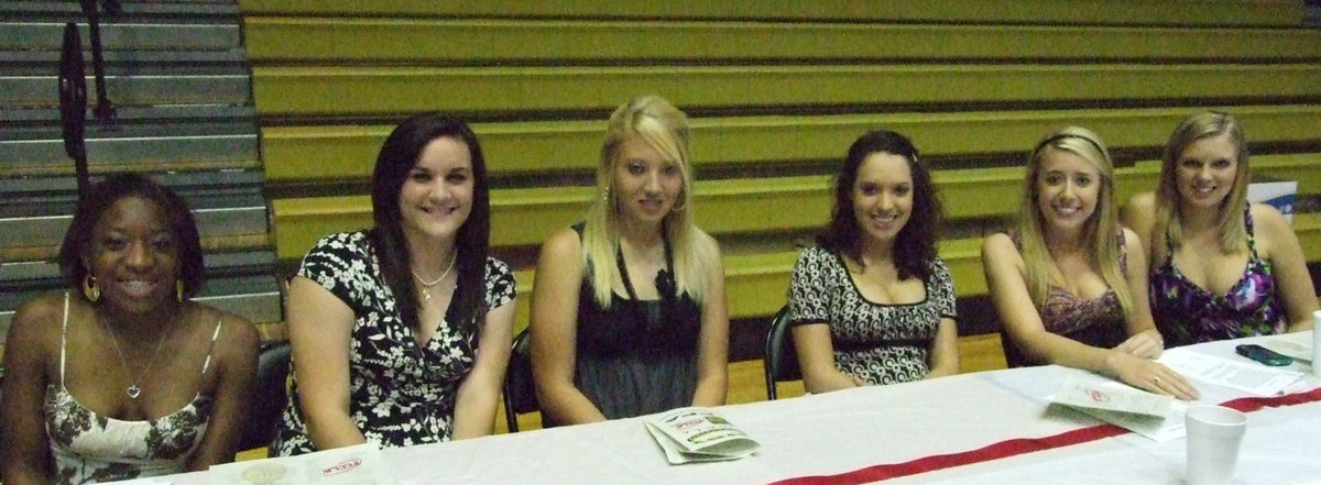 Image: FCCLA Officers — 2009-2010 FCCLA Officers (L-R) Jameka Copeland, Kaytlyn, Bales, Megan Richards, Kelli Strickland, Lexie Miller and Megan Hopkins.