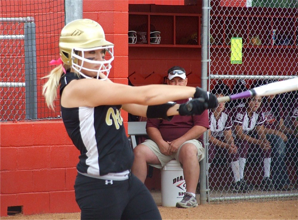 Image: Megan’s a hit — Megan Richards gets into the swing of things in Glen Rose.