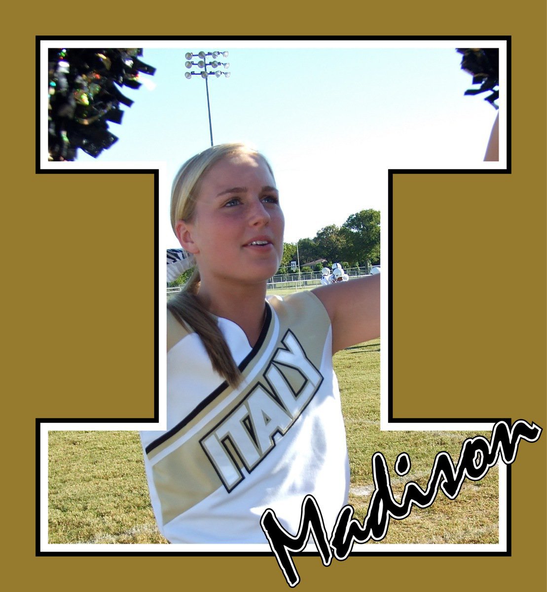 Image: I Believe — Italy JH Cheerleader Madison Washington.