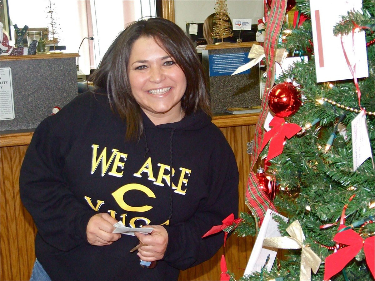 Image: Angel helping Angels — Trish will be helping the CNB Angels this Holiday Season.