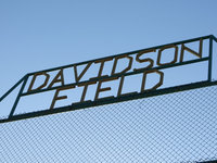 Image: IHS Baseball Field — This field was constructed with Davidson managing the whole process.