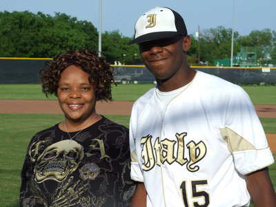 Image: Anderson honored — Desmond and mom Anderson were honored Friday night.