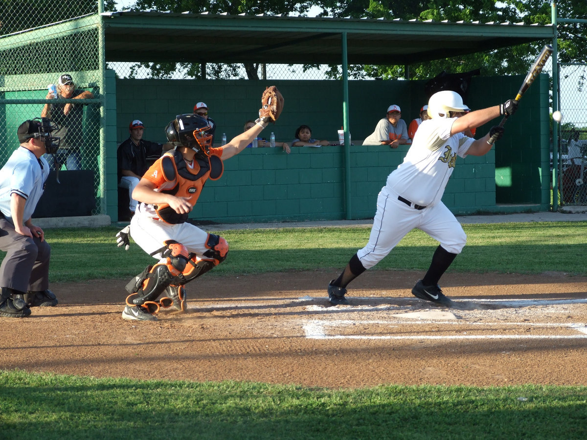 Image: It’s a bunt — Ivan gave us a bunt early in the game.