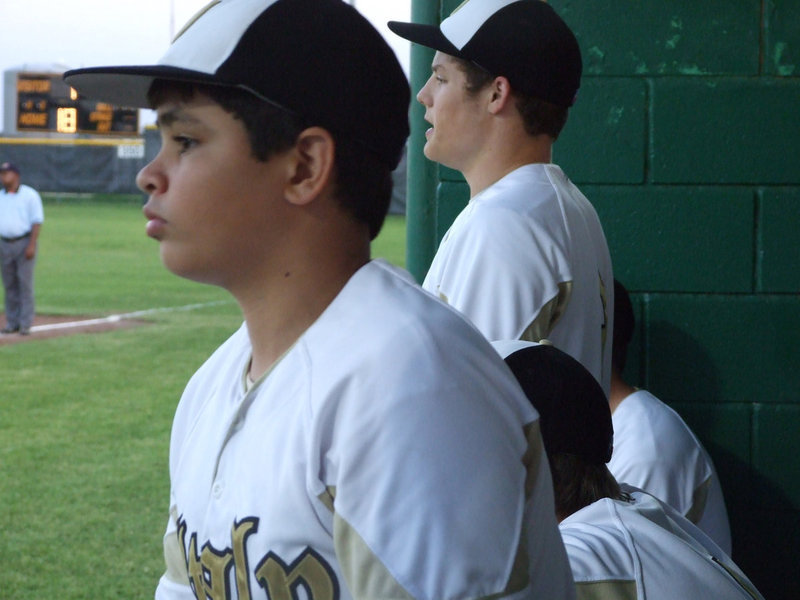 Image: Reid waits for the moment — Reid Jacinto is contemplating the game.