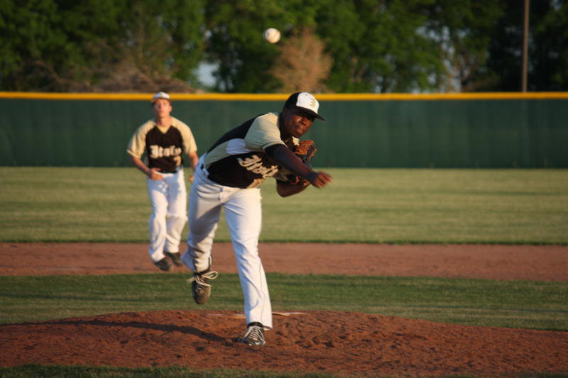 Image: Anderson pitches about 75mph — One of the parents measured Jasenio’s fast pitch with a radar on Tuesday night against Waxahachie Advantage.  The Eagles only made one run against Anderson.