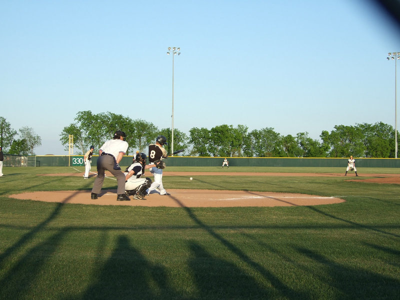 Image: Milligan hits again — Senior Josh Milligan helped the Gladiators to victory on Tuesday night.