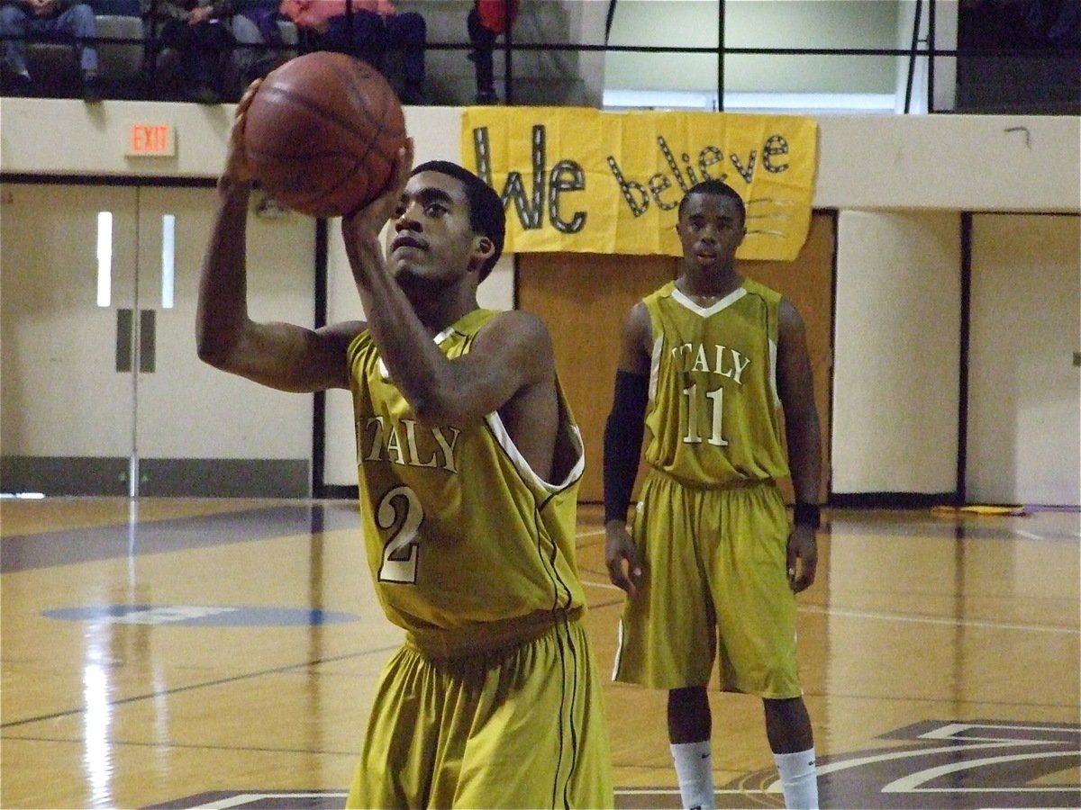 Image: Heath &amp; Jasenio — Heath Clemons(2) steps to the line for two critical free throws.