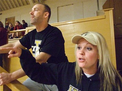 Image: Ma &amp; Pa Nelson — Doug and Kim Nelson enjoy watching their daughters Karley Nelson and Kirby Nelson give it all they can on the basketball court.