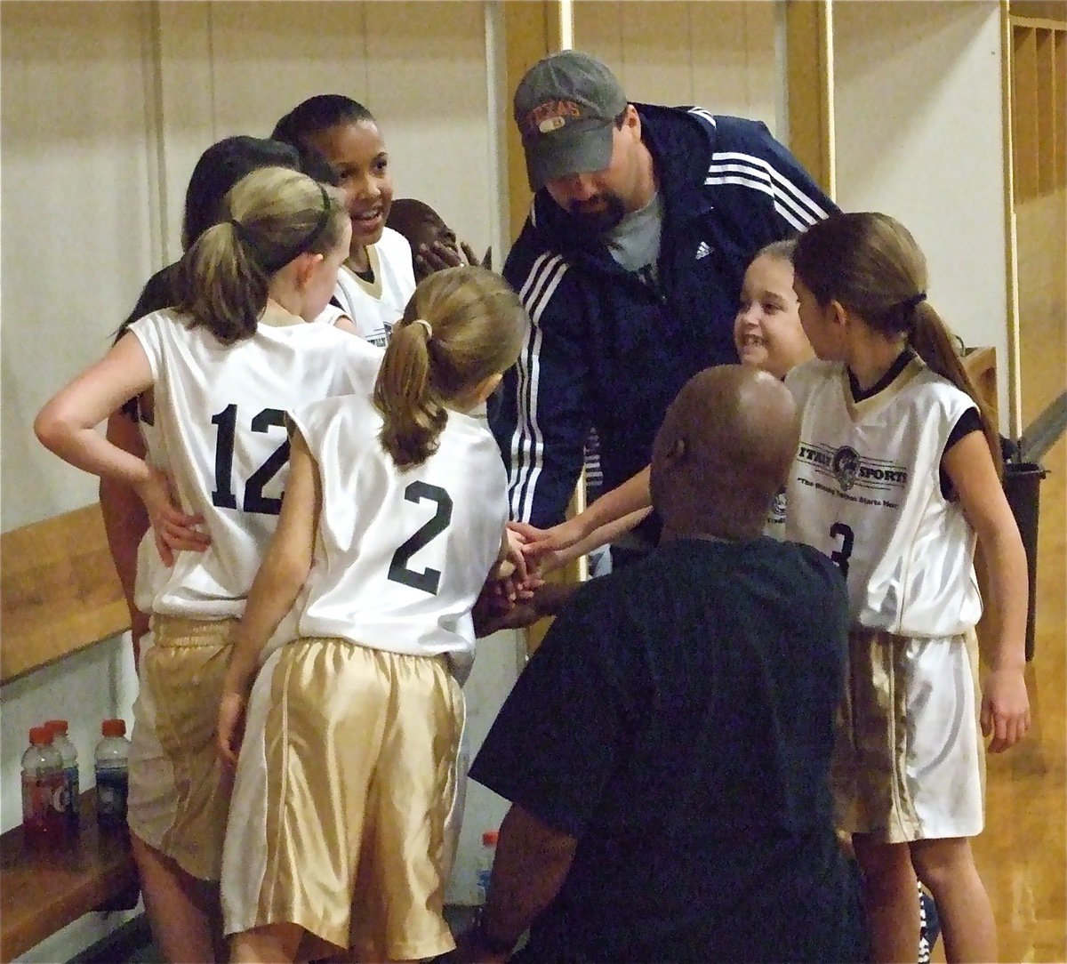 Image: Just having fun — Italy 13’s girls are all smiles with a big lead in the 4th quarter.