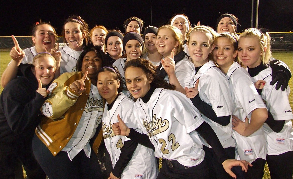 Image: The 2010 Lady Gladiators Softball Team — Let’s do this! The Lady Gladiators pictured above are: Nikki Brashear, Brianna Beets, Katie Byers, Meredith Brummett, Coach Jennifer Reeves, Courtney Westbrook, Bailey Bumpus, Coach Andrea Windham, Drenda Burk, Sa’Kendra Norwood, Drew Windham, Julia McDaniel, Abby Griffith, Morgan Cockerham, Sierra Harris, Lupita Luna and Anna Viers.