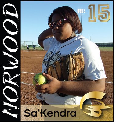 Image: Sa’Kendra gets serious — Warning: Please don’t make her mad…you wouldn’t like to play against Sa’Kendra Norwood when she’s mad.