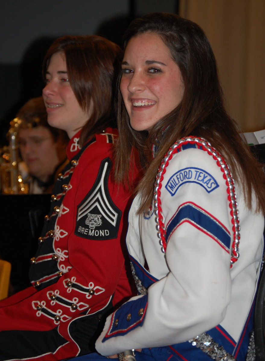 Image: Rachel Strange — Rachel Strange laughs before the start of the concert.