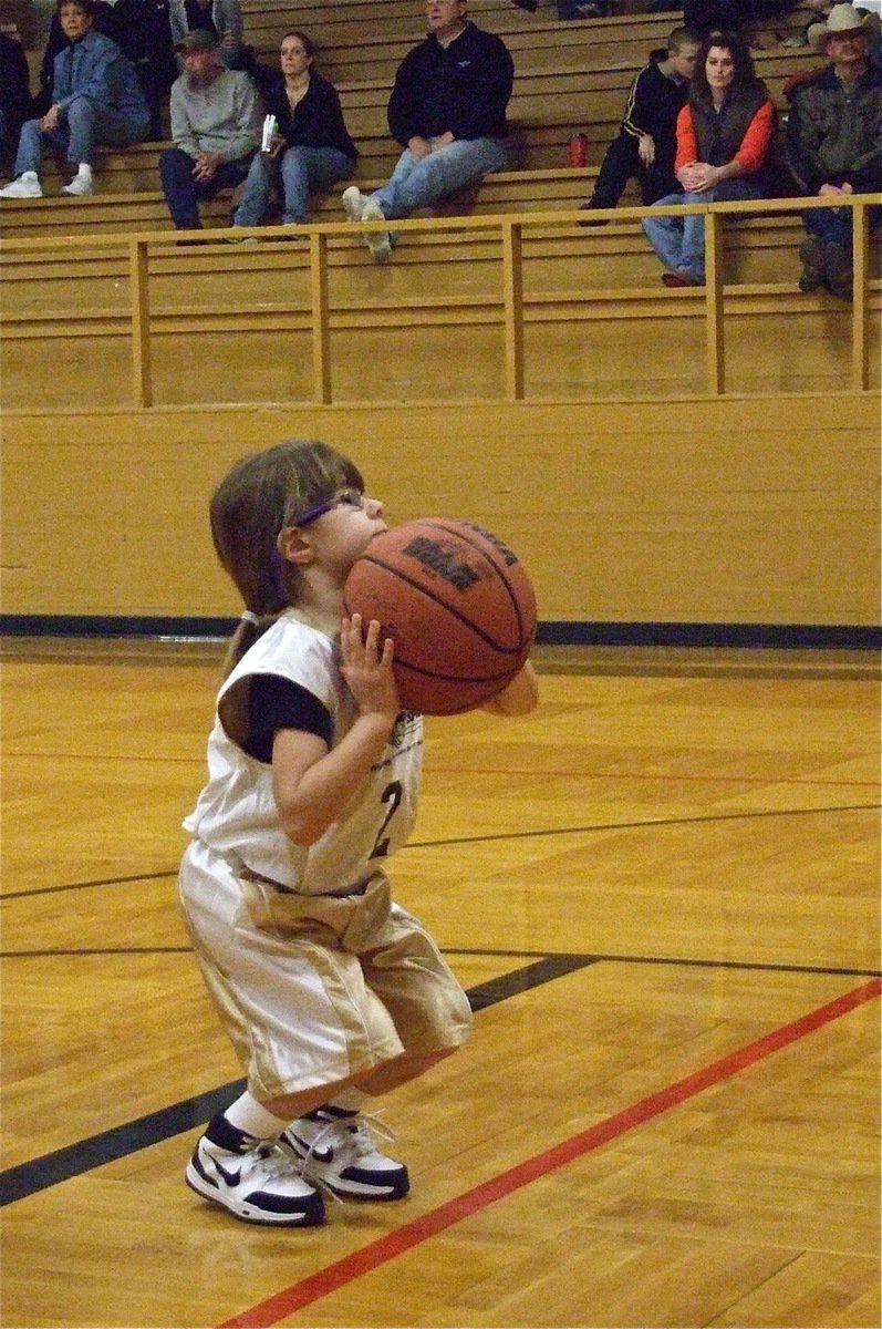 Image: Heart as big as gold — Catie South(2) sets her sights on becoming a Lady Gladiator.