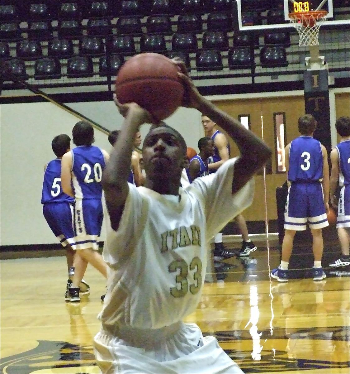 Image: Ta’Cory Green — Ta’Cory Green(33) is improving his game by leaps and bounds not to mention he knocked down two 3-pointers against Whitney.