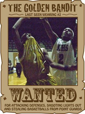 Image: The Golden Bandit — Gladiator Heath Clemons(2) was last seen beating an opponent. Defend with caution as Clemons is a skilled shooter and is considered dangerous. May be carrying a sword and shield.