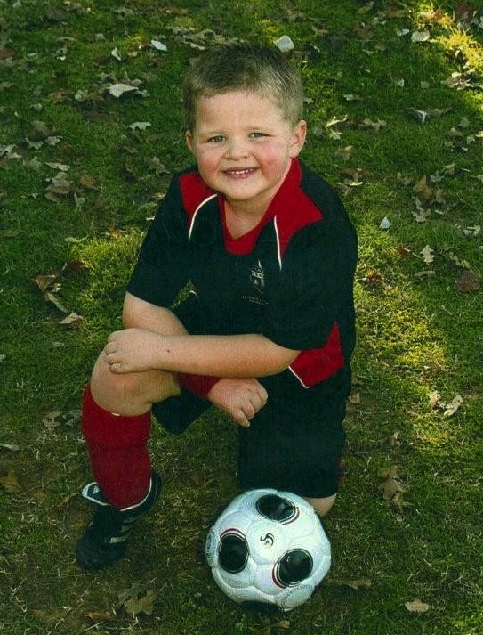 Image: Kaleb Loveless — Kaleb enjoyed playing soccer this Fall.