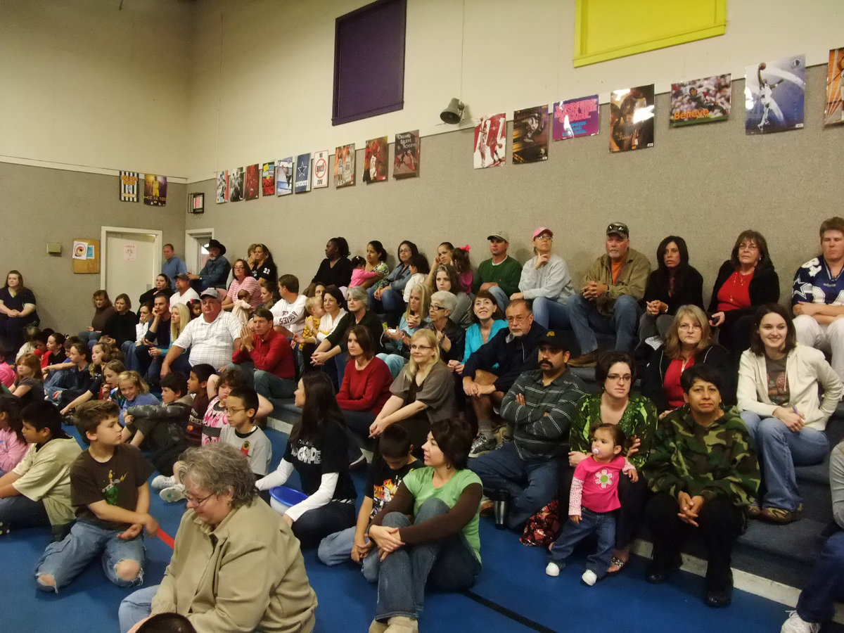 Image: More Visitors — Many visitors were at Stafford Elementary supporting the students.