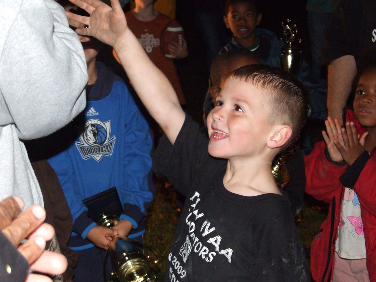 Image: Bryce wants his trophy — Bryce DeBorde can’t wait to get his hands on his trophy.