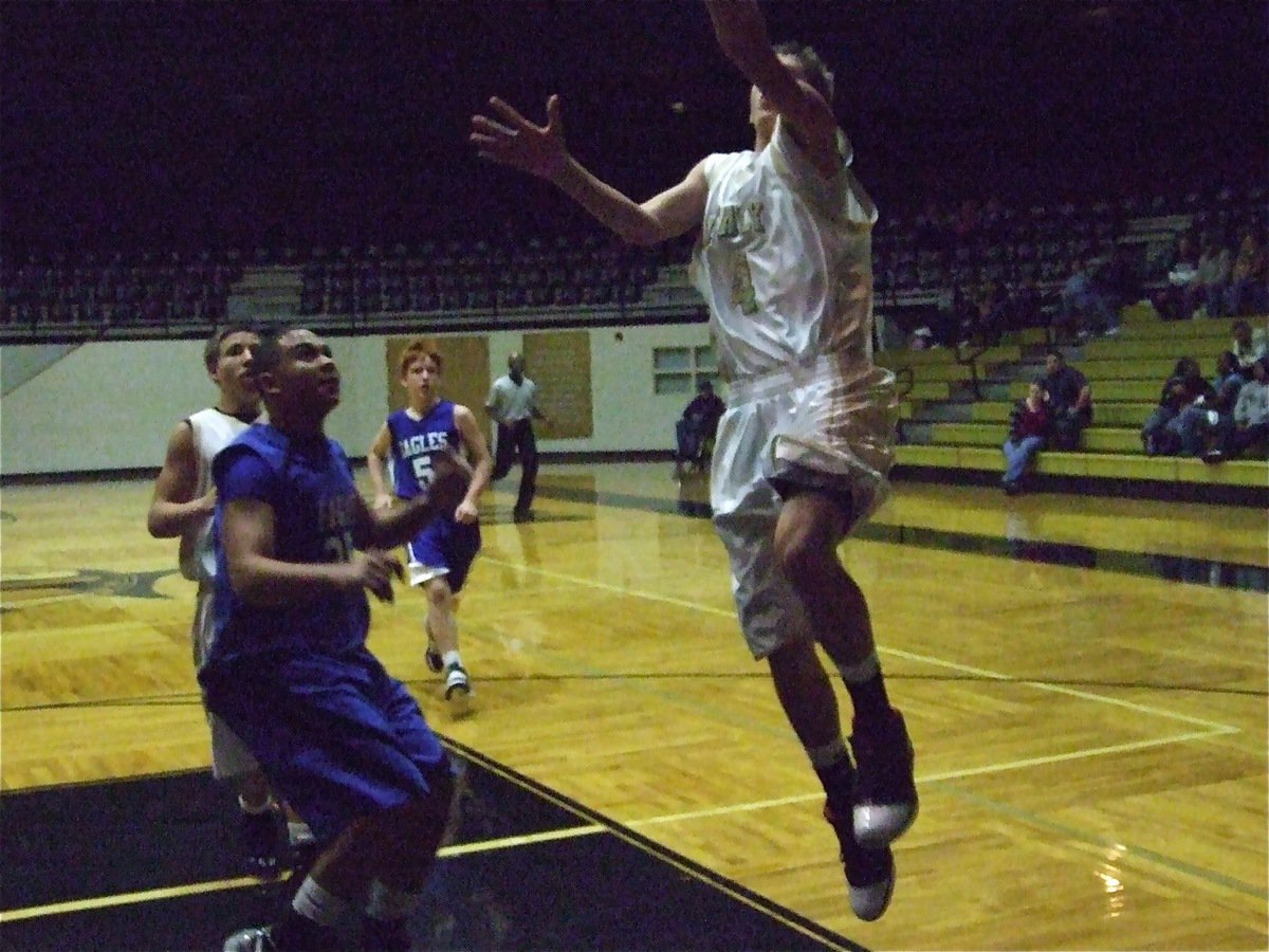 Image: Holden gets two — Jase(4) is in his element on the basketball court.