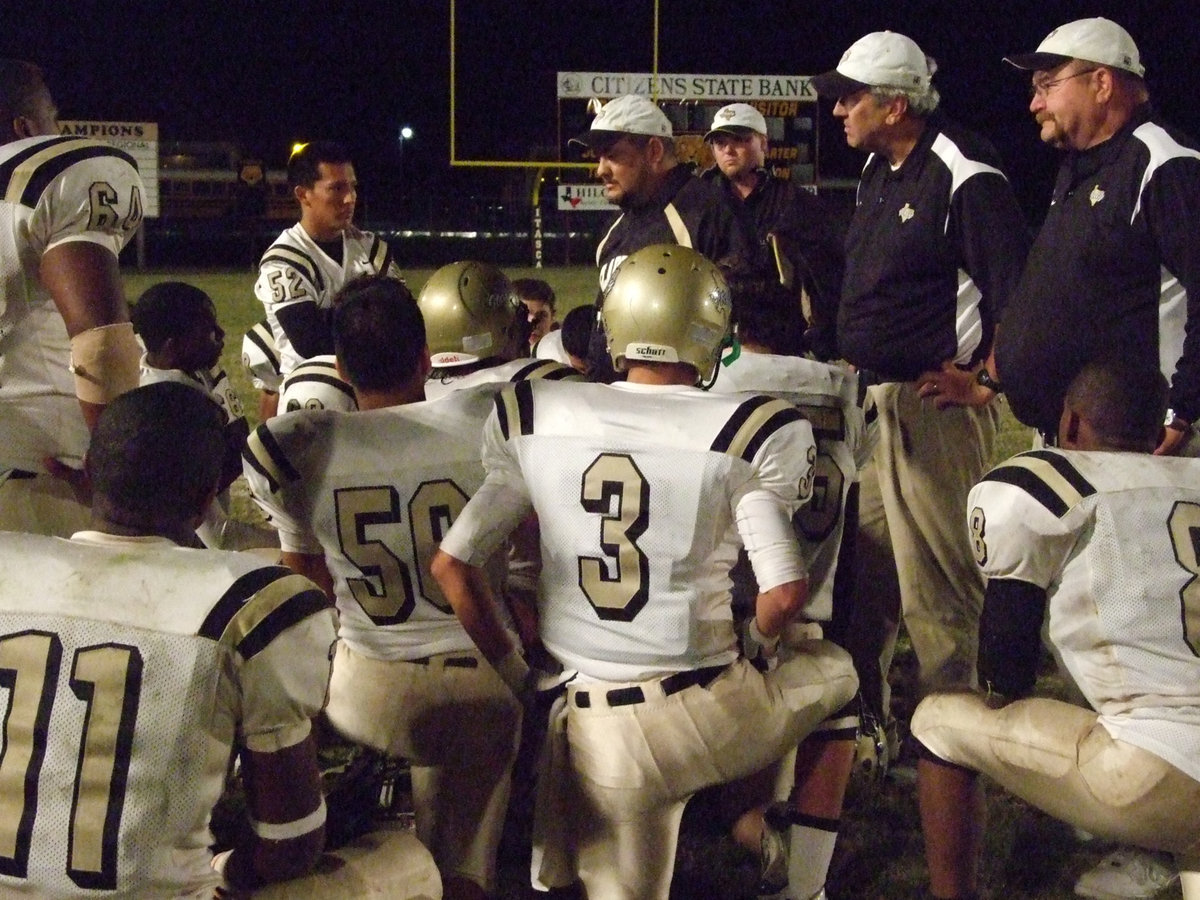 Image: You’ve done well — Make no mistake, Coach Bales and his assistant coaches let the boys know they are ready for playoffs.