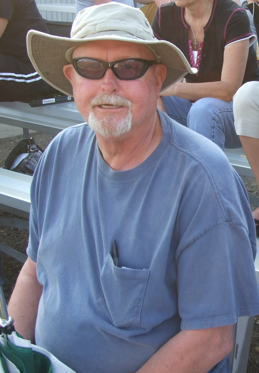 Image: 
    	Gladiator Fan — Bobby Itson has been declared #1 Gladiator Fan of all time.  His presence is always around the games.  Here you can see Bobby at an IHS Baseball game against Avalon.
    