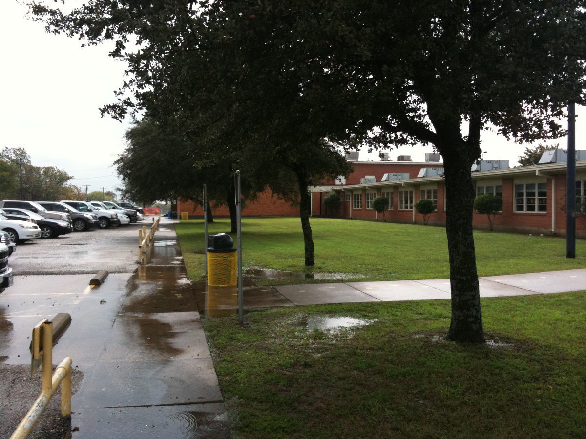 Image: Storm hit hard and fast — This last rain came up fast, and was accompanied with tornado and flood warnings.