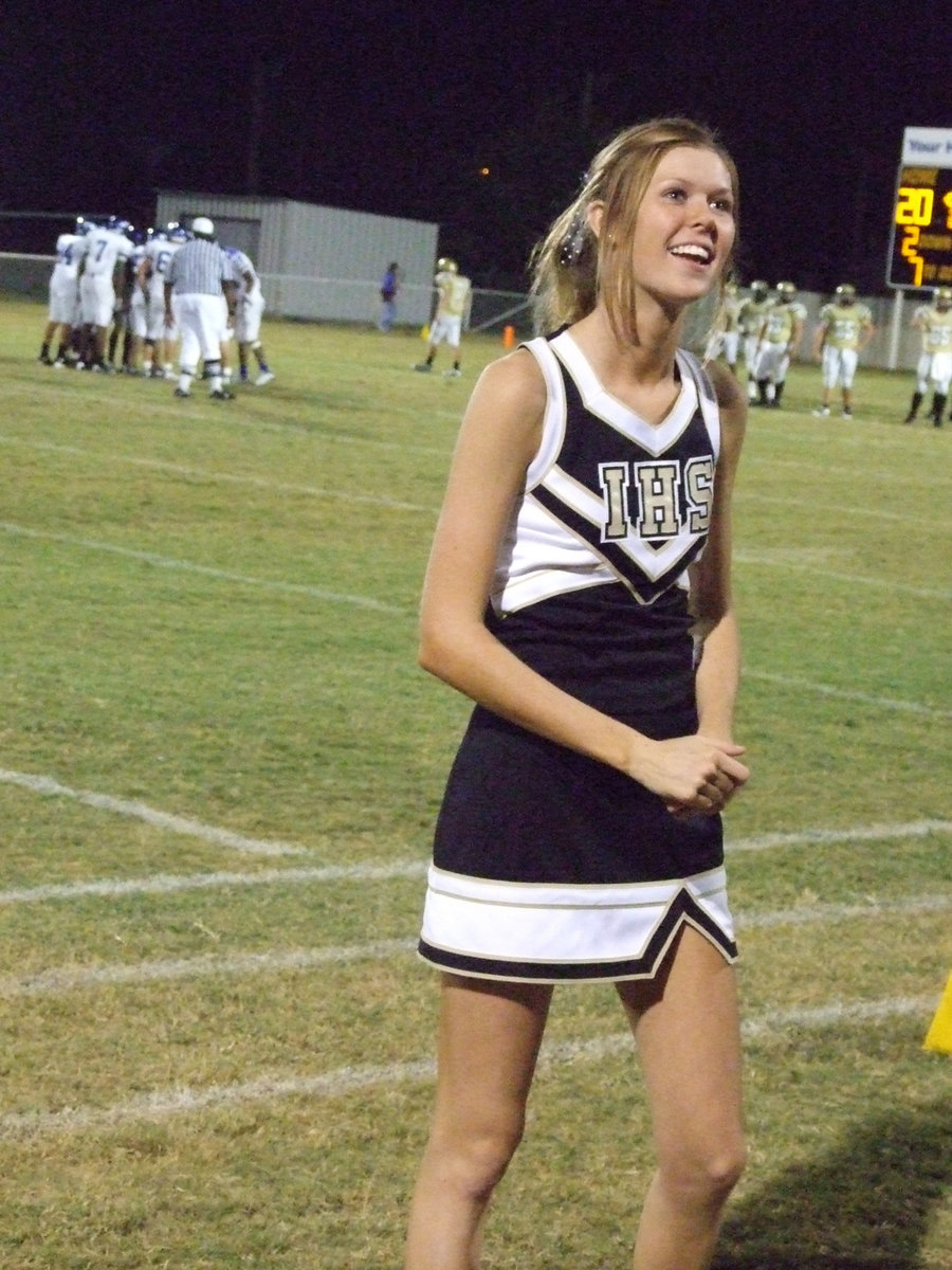 Image: Kaitlyn cheers — Kaitlyn Rossa cheers with the crowd.