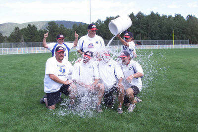 Image: Making a splash — The Ellis County Renegades Baseball Team made a splash in Colorado Springs after winning the World Series Championship game in dramatic fashion.