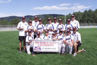 Image: Ellis County Renegades — Along with great memories of winning the Super Series World Series in Colorado Springs, Colorado, each player was awarded a Championship trophy, uniform patch, baseball cap, watch and ring.