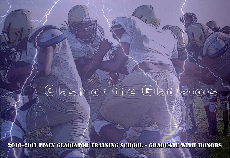 Image: With honors… — Clash of the Gladiators. The first day of full pads was electrifying.