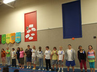 Image: Fifth and Sixth Graders — These Fifth and Sixth graders received all A’s.