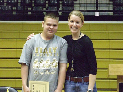 Image: William Youngblood — Ms. Vernon’s class received honors at the Jr. High Awards Ceremony.  William has A’s &amp; B’s all year and had the best citizenship.