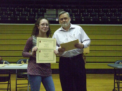 Image: Cheyenne Frank — Two of the honors Cheyenne received was Highest Average and Hardest Worker in Math.