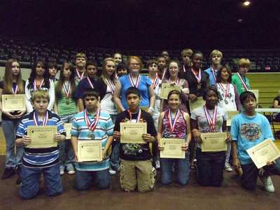 Image: Commended 8th Grade — The 8th Grade was commended for doing so well on their TAKS tests.