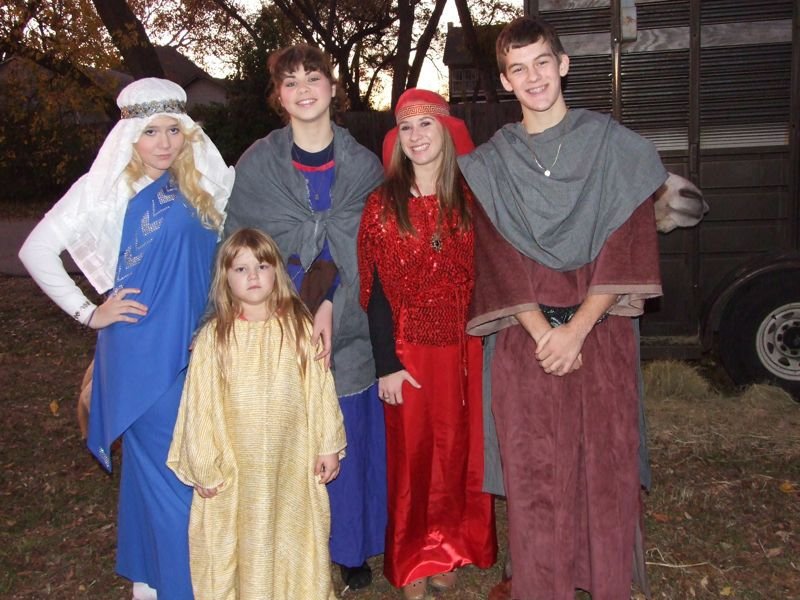 Image: Ancient is the new … — Young folks dressed up in old styles, but when it’s Bethlehem Revisited they are in the height of fashion. Bonus: Can you spot the camel? Photo from Bethlehem Revisited 2007.