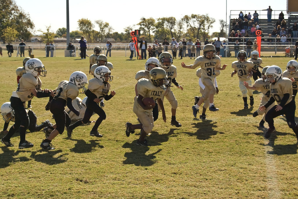 Image: Can’t Stop This — Taron Smith finds running room against the Palmer defense.