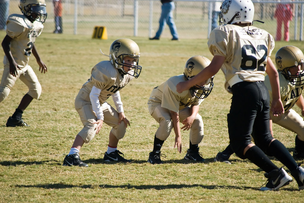 Image: The Trenches — This Palmer player was no match for 3-Andrew Barron.