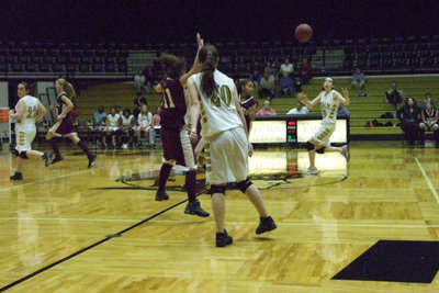 Image: Melissa Smithey — JV worked hard on Tuesday night against the Lady Eagles.