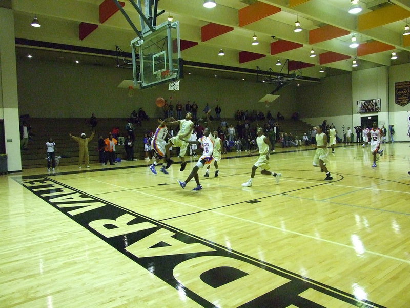 Image: Heath Gets Fouled — Italy’s #2 Heath Clemons takes it strong to the glass against Gateway Friday night.