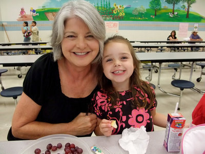 Image: Cheryl Owens and Granddaughter — These folks are having fun on Grandparent’s Day.