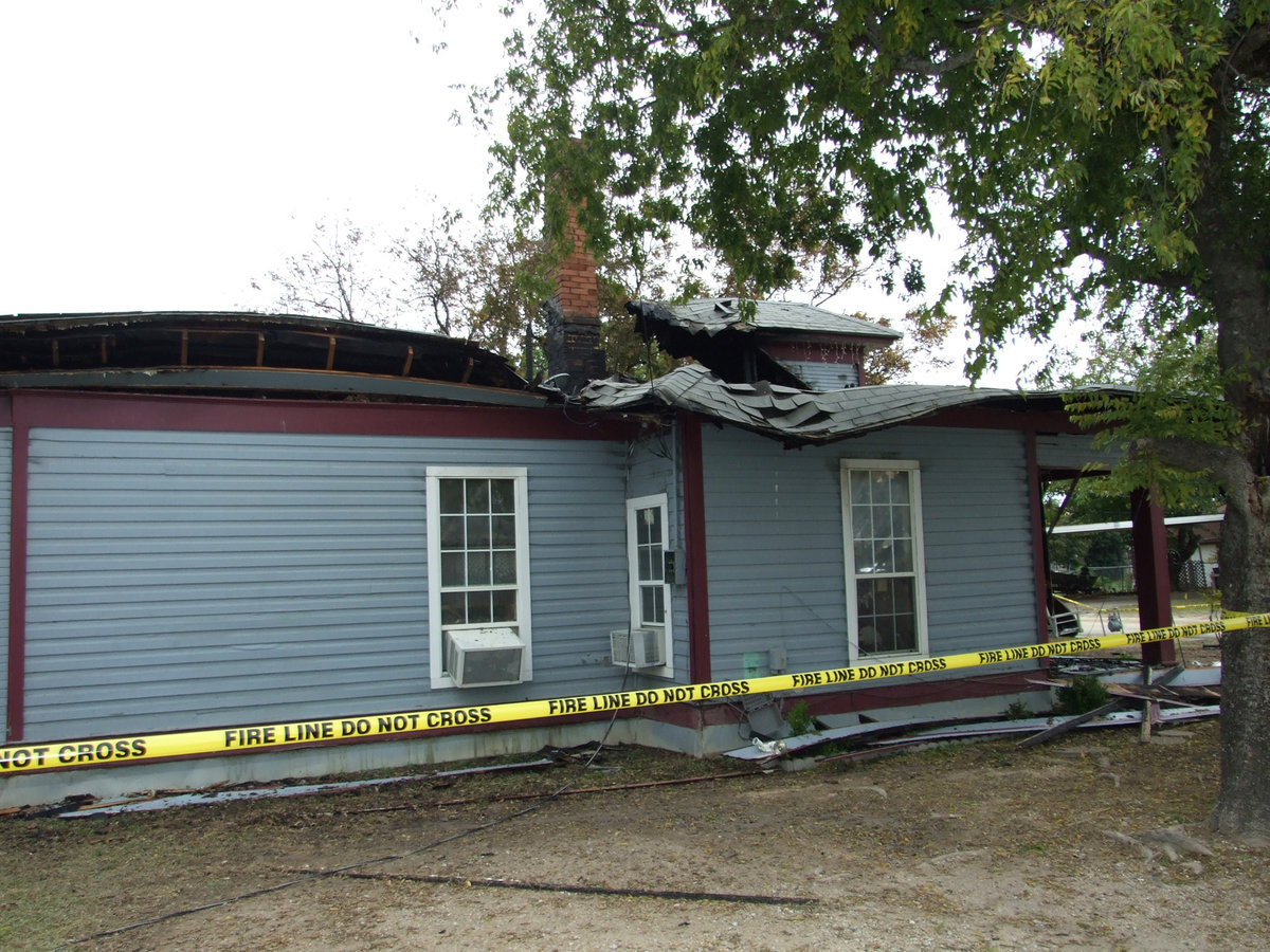 Image: Caved in roof