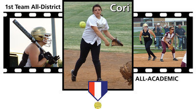 Image: Cori Jeffords — Senior second baseman Cori Jeffords receives 1st Team All-District and is All-Academic.