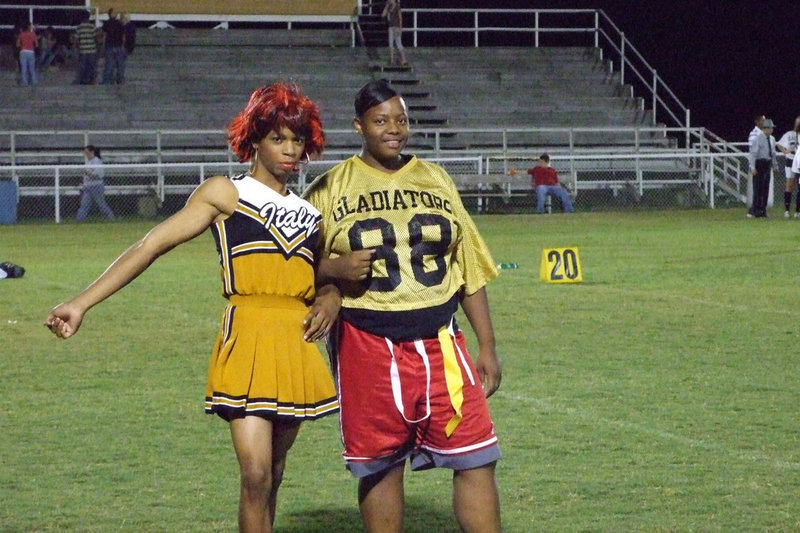 Image: Lucious Ladasia (Anthony “Day-Day” Johnson) — Luscious La’Daishia is escorted by Jasmine Wallace.