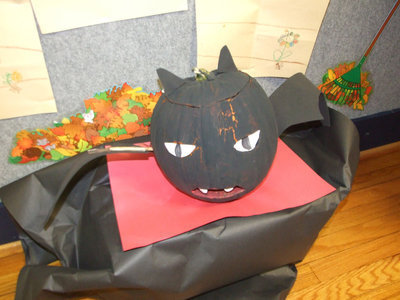 Image: Bat pumpkin