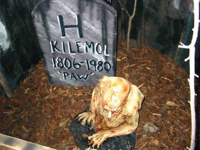 Image: Grandpa Kilemol’s grave. — Grandpa Kilemol’s grave was found outside the warehouse.